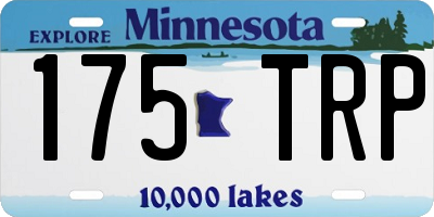 MN license plate 175TRP