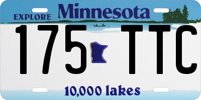 MN license plate 175TTC