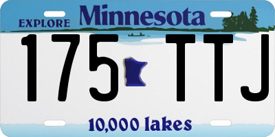 MN license plate 175TTJ