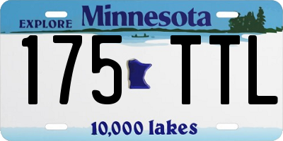 MN license plate 175TTL
