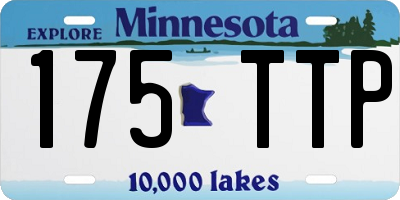 MN license plate 175TTP