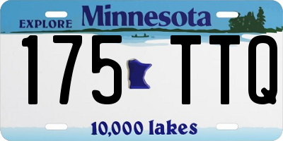MN license plate 175TTQ