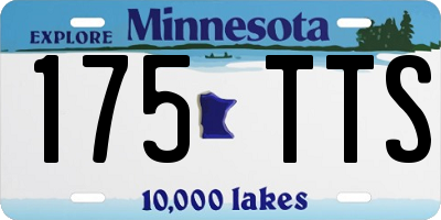 MN license plate 175TTS