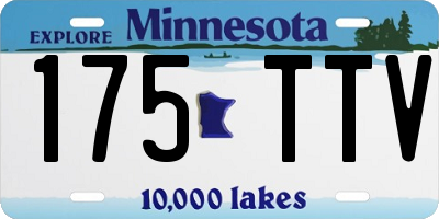 MN license plate 175TTV