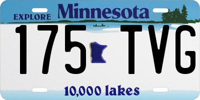 MN license plate 175TVG