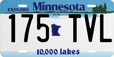 MN license plate 175TVL