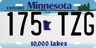 MN license plate 175TZG