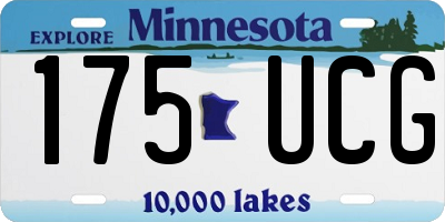 MN license plate 175UCG