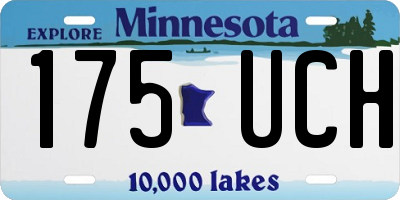 MN license plate 175UCH