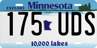 MN license plate 175UDS