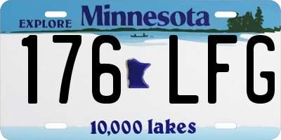 MN license plate 176LFG
