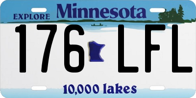 MN license plate 176LFL