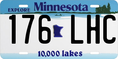 MN license plate 176LHC
