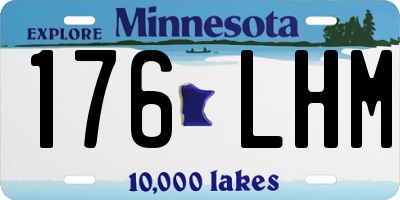 MN license plate 176LHM