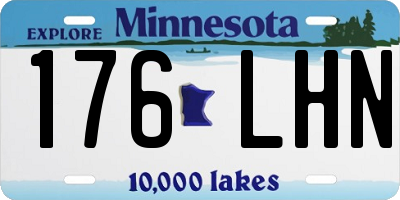 MN license plate 176LHN