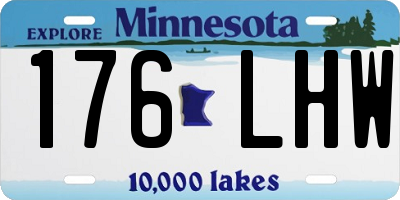 MN license plate 176LHW