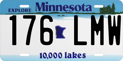 MN license plate 176LMW