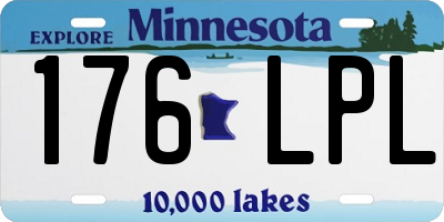 MN license plate 176LPL