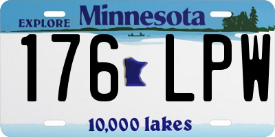 MN license plate 176LPW