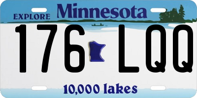 MN license plate 176LQQ