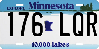MN license plate 176LQR