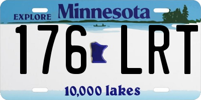 MN license plate 176LRT