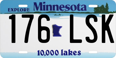 MN license plate 176LSK