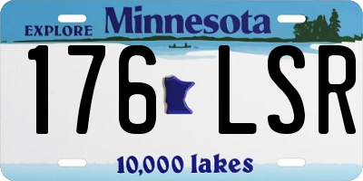 MN license plate 176LSR