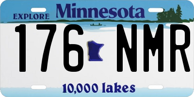 MN license plate 176NMR