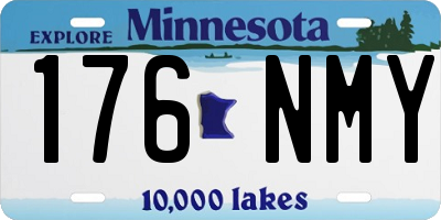 MN license plate 176NMY