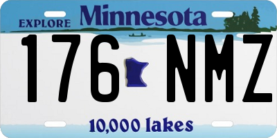 MN license plate 176NMZ