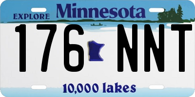 MN license plate 176NNT