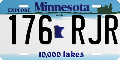 MN license plate 176RJR