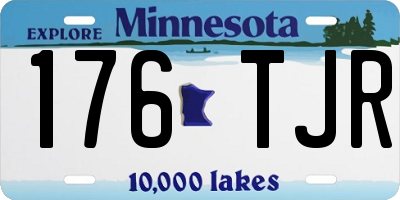 MN license plate 176TJR
