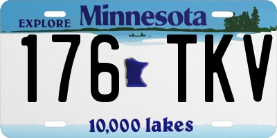 MN license plate 176TKV