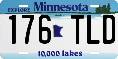 MN license plate 176TLD