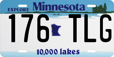 MN license plate 176TLG