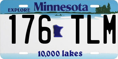 MN license plate 176TLM