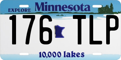 MN license plate 176TLP