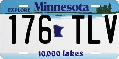 MN license plate 176TLV