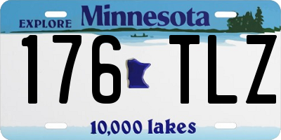 MN license plate 176TLZ