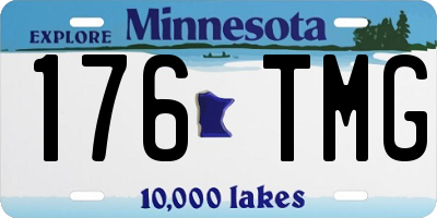 MN license plate 176TMG