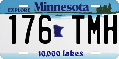 MN license plate 176TMH