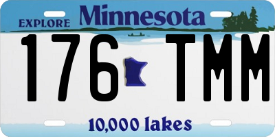 MN license plate 176TMM