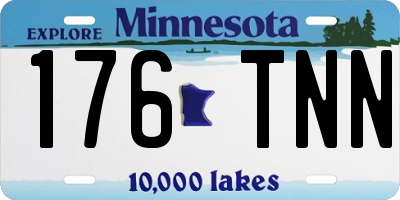 MN license plate 176TNN