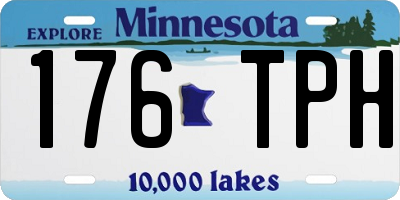 MN license plate 176TPH