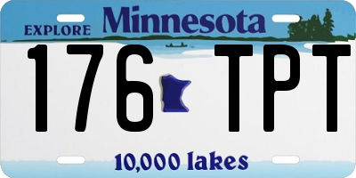 MN license plate 176TPT