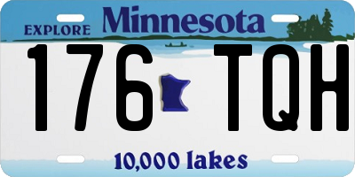 MN license plate 176TQH