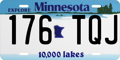 MN license plate 176TQJ