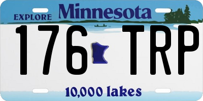 MN license plate 176TRP